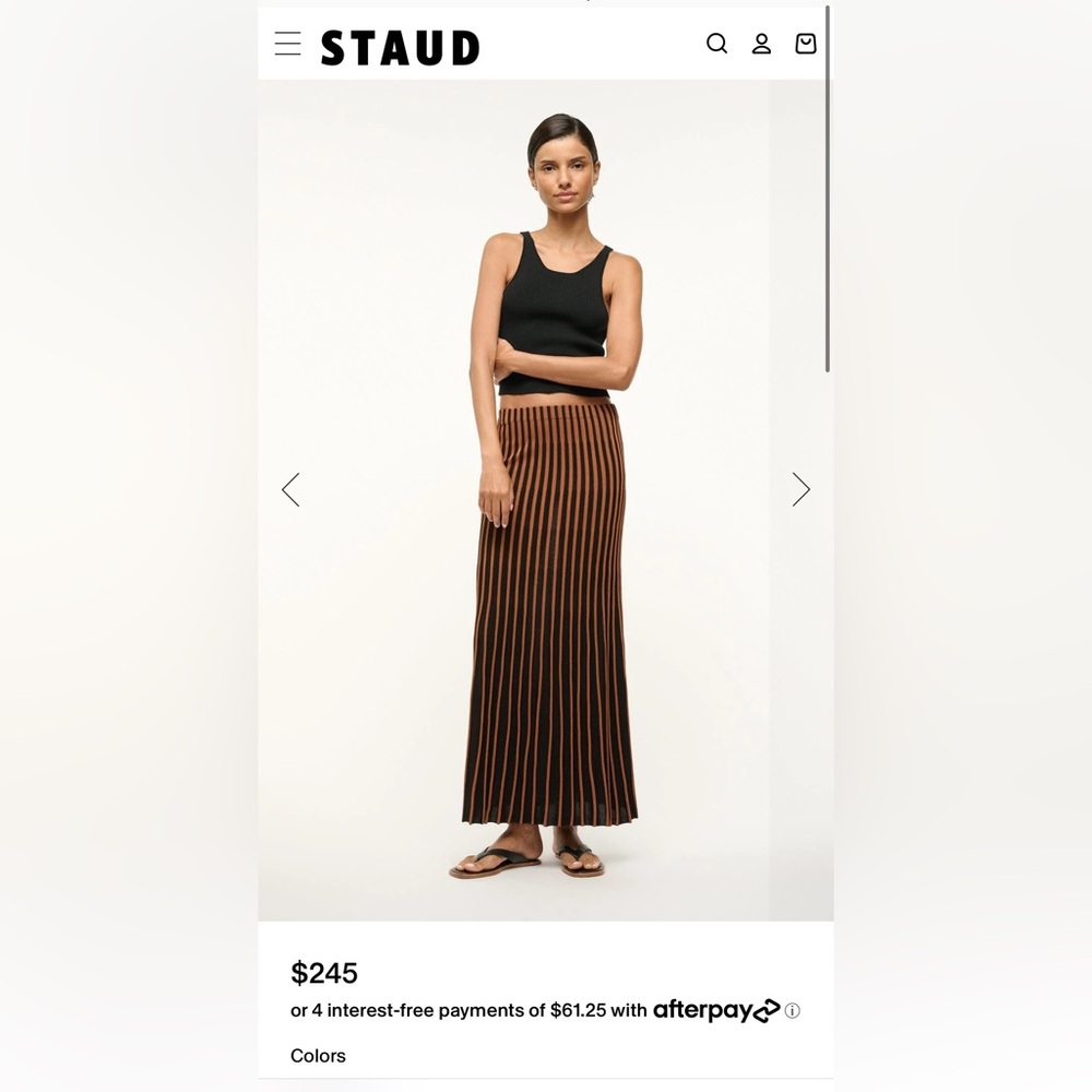 Staud Aleida Maxi Skirt NWT - Medium